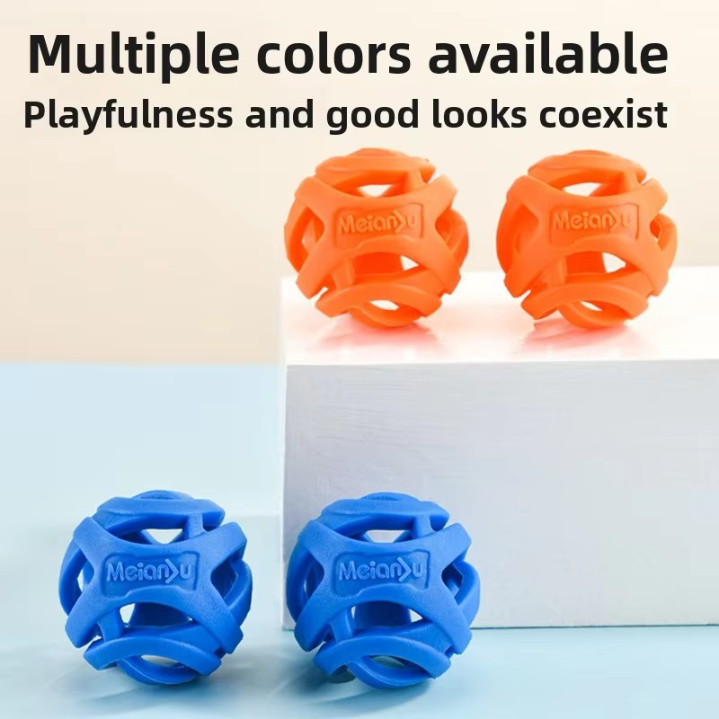 Indestructible Dog Chew Toy - Durable Hollow Floating Dog Toy Ball