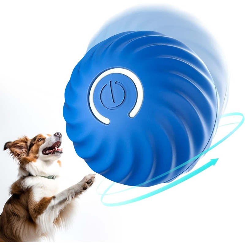 Automatic Moving Dog Ball - USB Smart Puppy Interactive Dog Chew