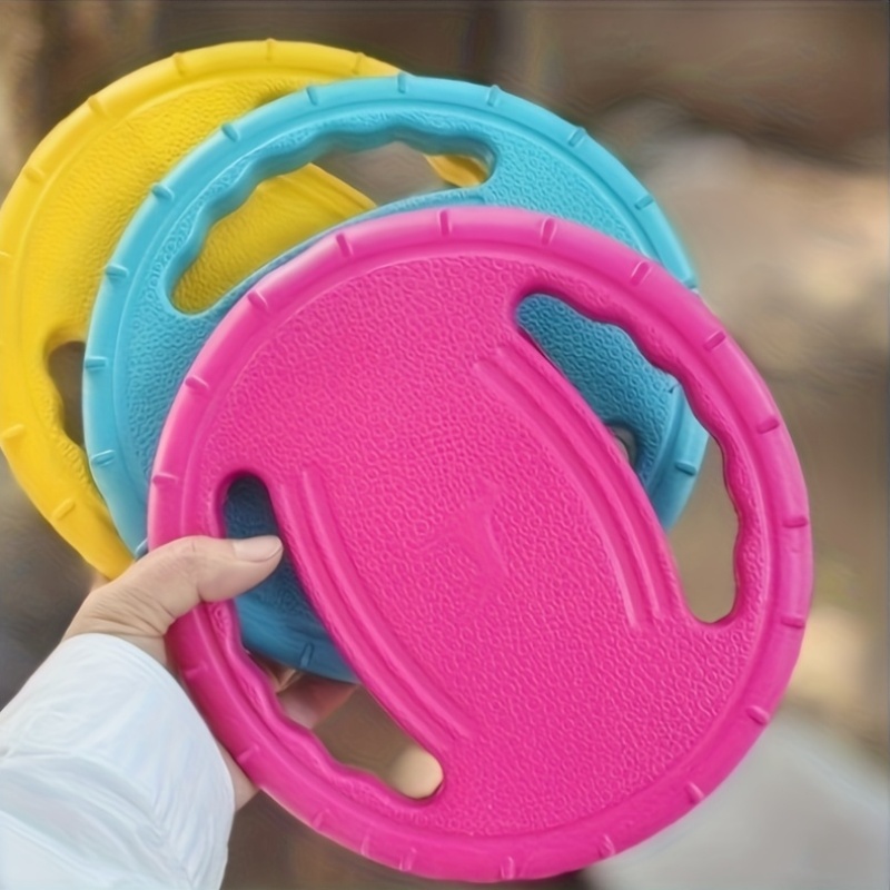 Flying Disc Dog Training Toy - Durable Dog Disc for Biting and