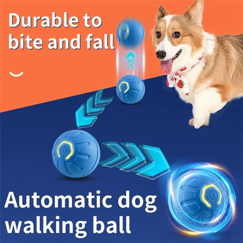 Automatic Moving Dog Ball - AT84-2PCS Smart Dog Ball Electronic Interactive
