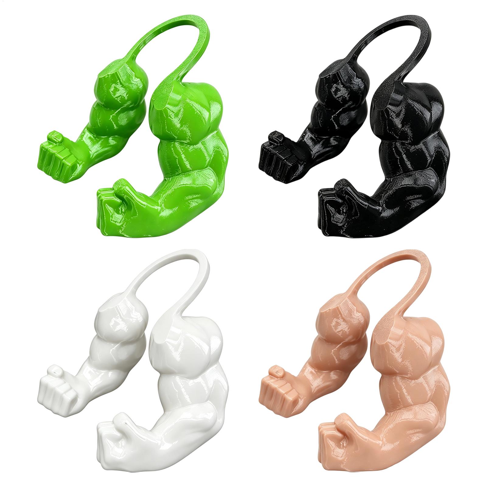 Interactive Squeaky Plush Dog Toy - Funny Cat Muscle Arm 3D Printed
