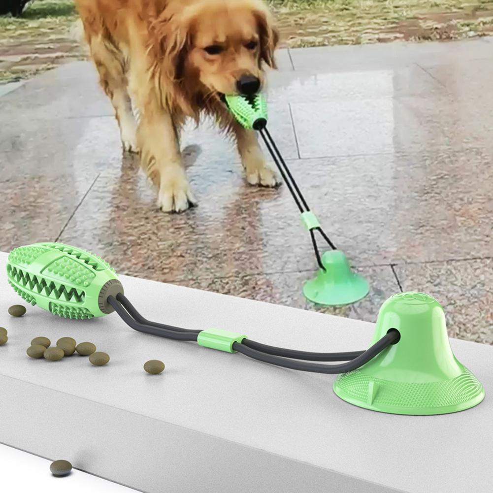 Rubber Treat Dispensing Dog Toy - Dog Chew Toys for Aggressive Chewers