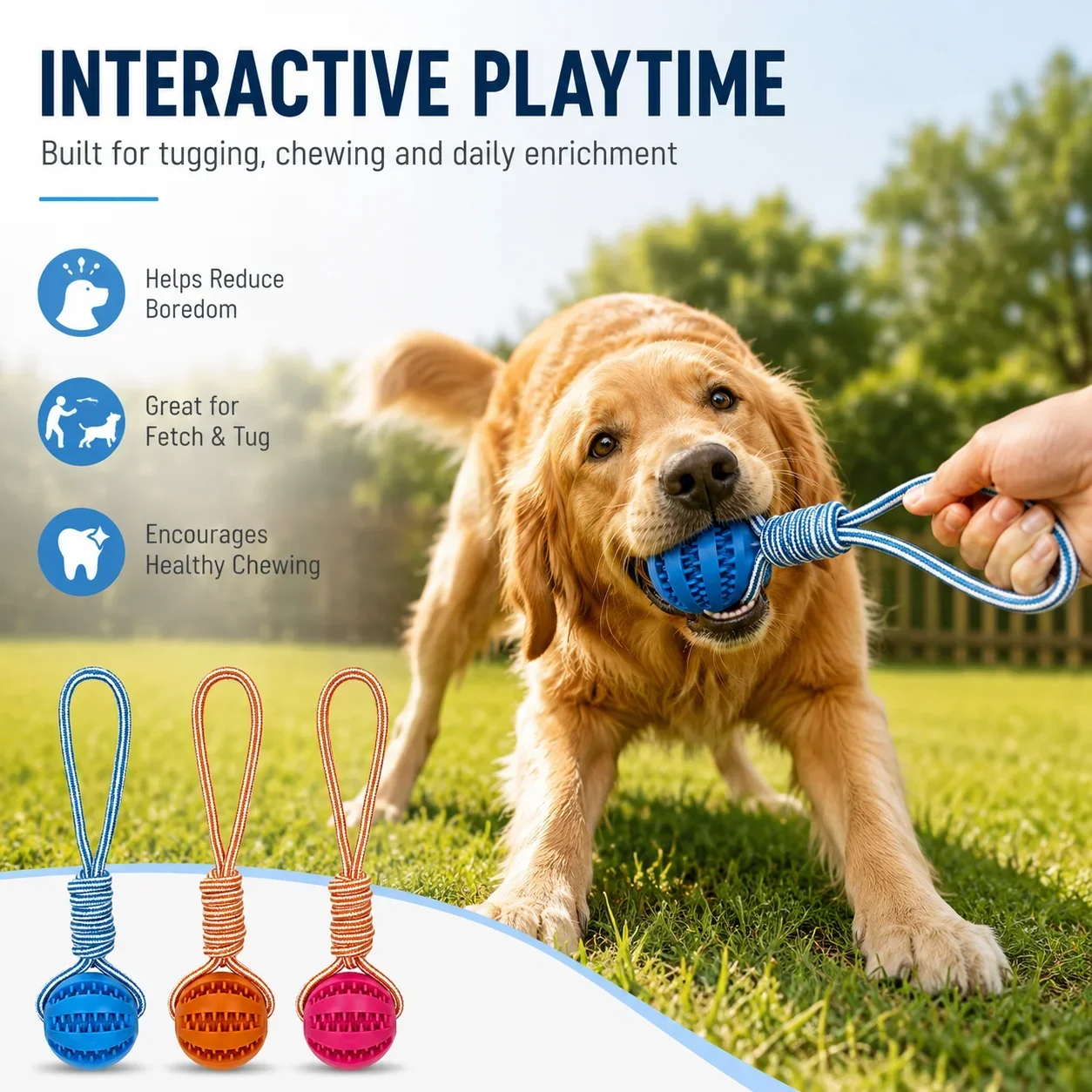 Rubber Treat Dispensing Dog Toy - Leaky Rubber Dog Ball Toy, Interactive