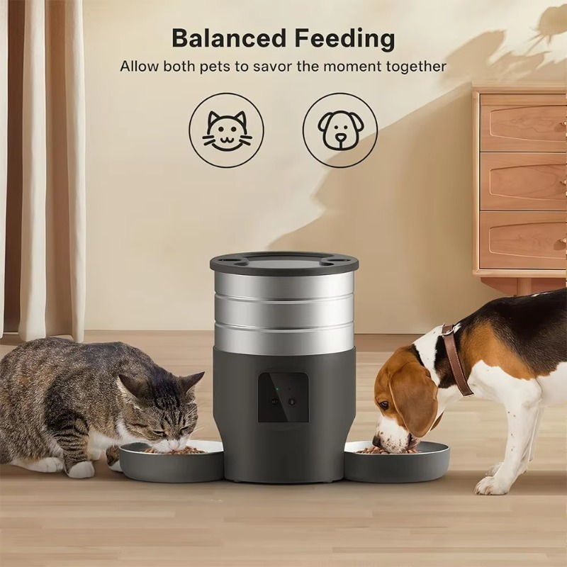 Pet Feeders - 4.5L Automatic Smart Pet Feeder with