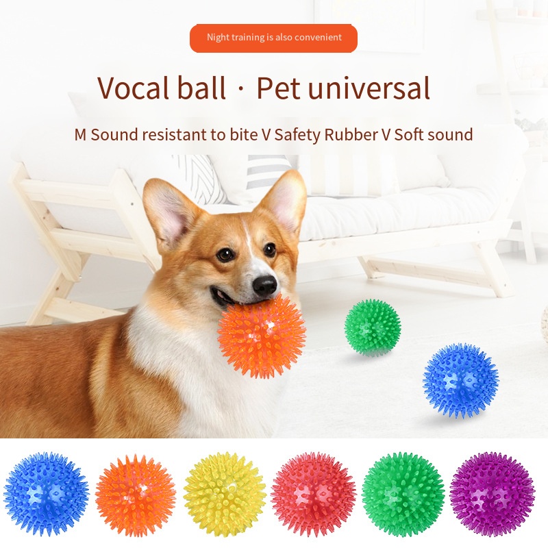 Suction Cup Dog Tug Toy - Dog Toys Sound Toy Bouncy Ball