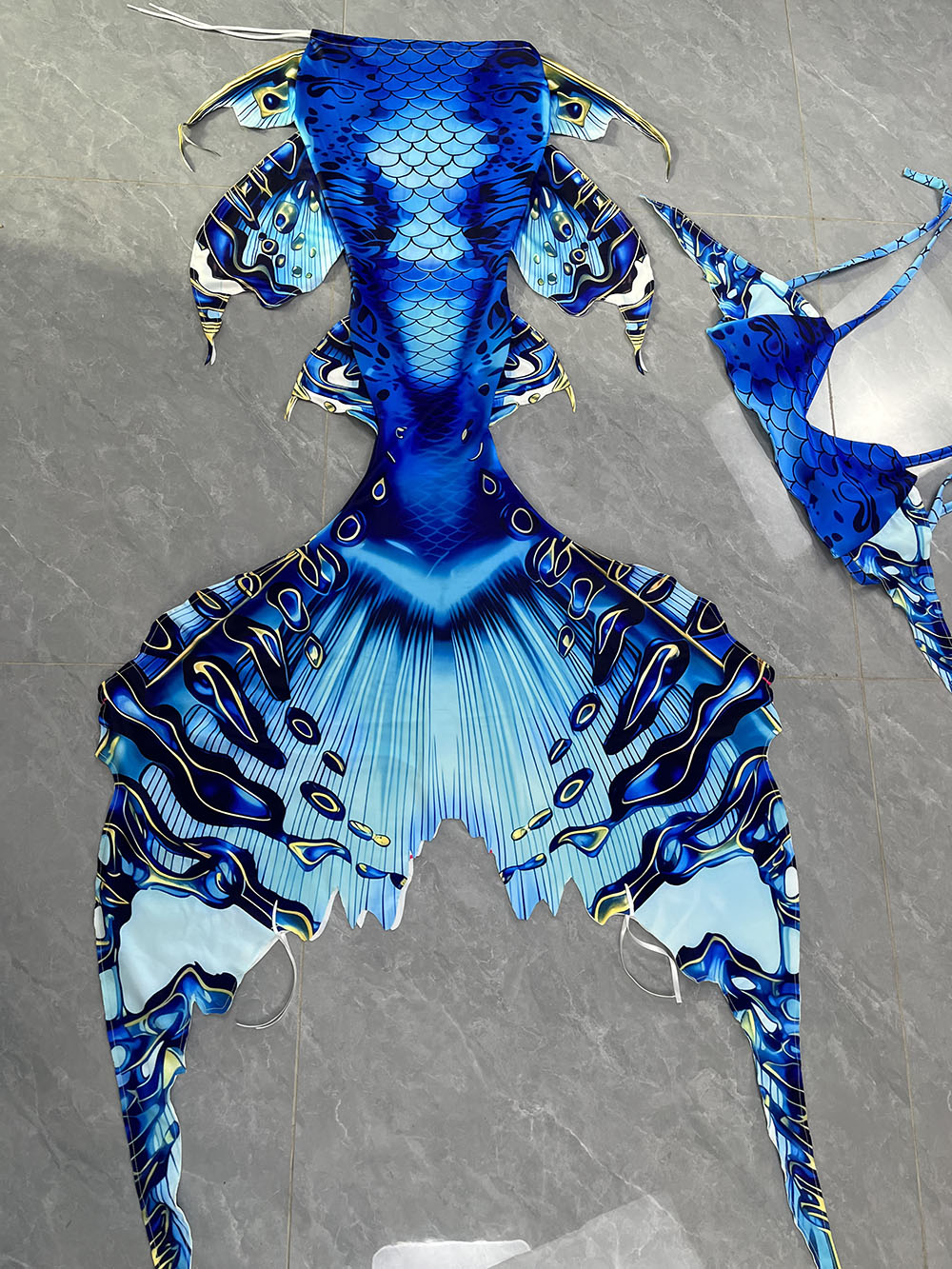 Aquarium - Colorful Dreamy Mermaid Tail Aquarium Mermaid
