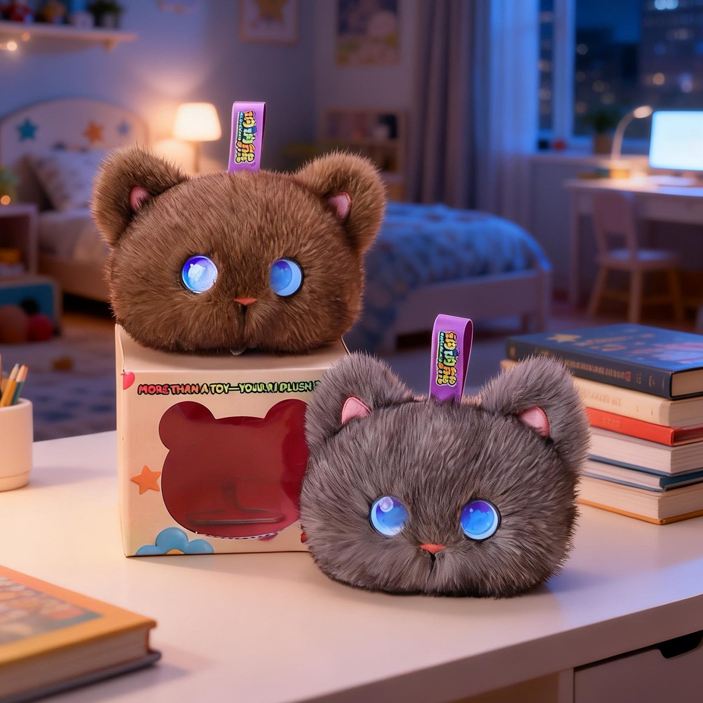 Cat Toys - Tobot AI Plush Cat Toy Interactive