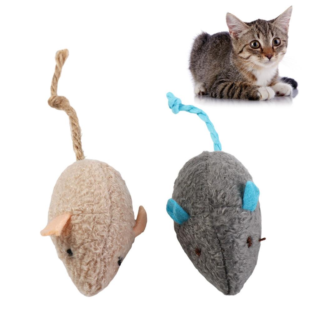 Catnip Interactive Plush Mouse - Portable Funny Interactive for Kitten Plush