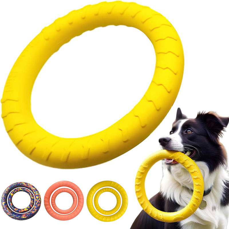 Suction Cup Dog Tug Toy - Dog Toys Pet Flying Discs EVA