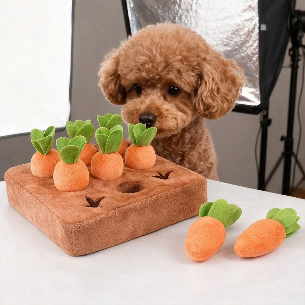 Snuffle Mat For Dogs - Stress Relief Carrot Snuffle Mat Removable