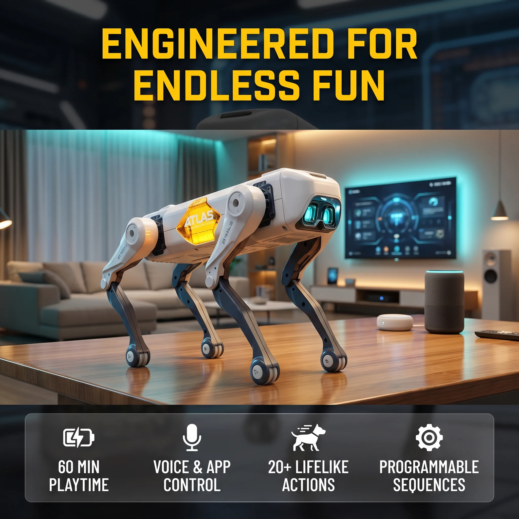 Dog Toys - AI Smart Robot Dog, Voice &