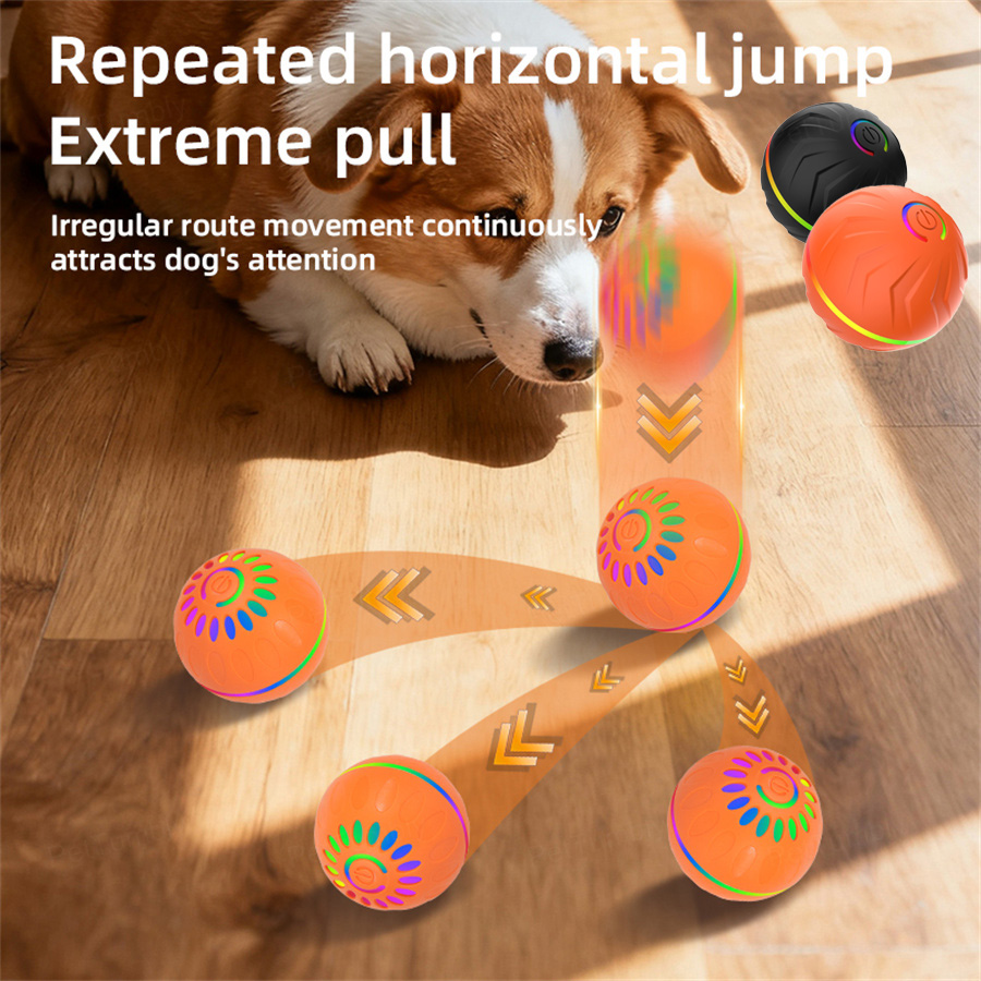 Automatic Moving Dog Ball - Interactive Smart Dogs Toys Balls -