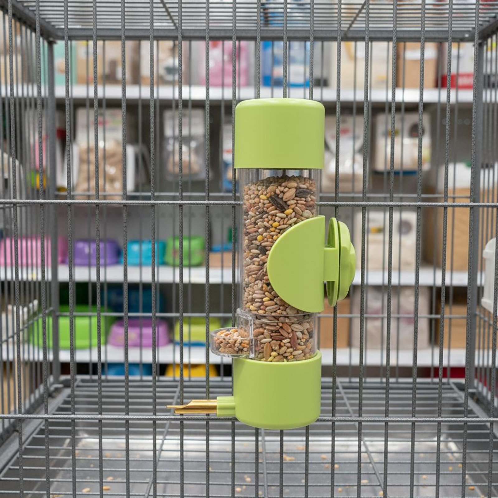 Pet Feeders - Seed Separating Feeder Splash-Resistant No Mess