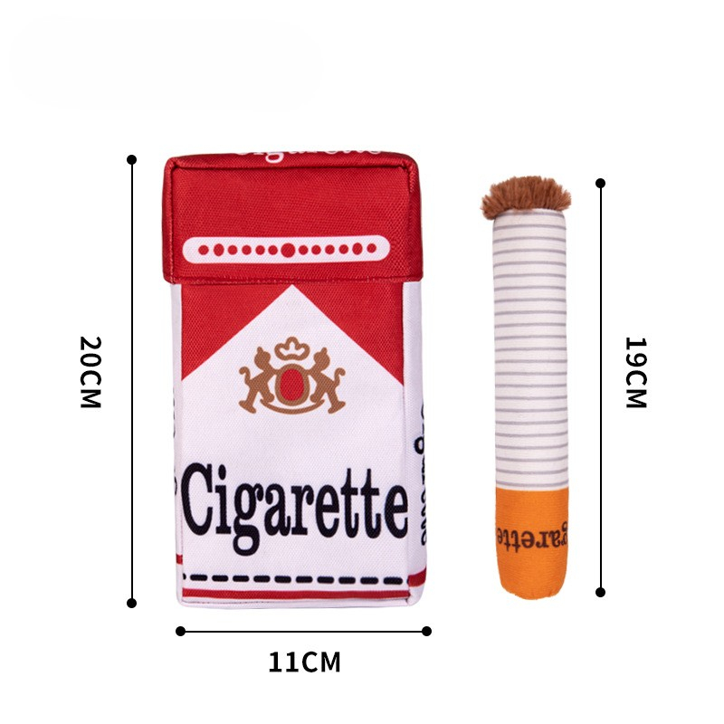 Cigarettes Dog Toy Imitation C - đánh giá và giá Interactive Squeaky Plush Dog Toy