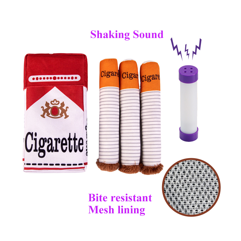 Cigarettes Dog Toy Imitation C - đánh giá và giá Interactive Squeaky Plush Dog Toy