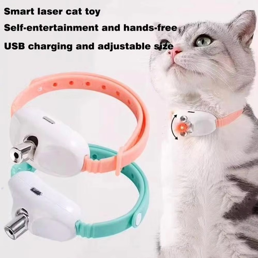 Smart LED Laser Cat Collar Toy - đánh giá và giá Laser Pointer Cat Toy Automatic