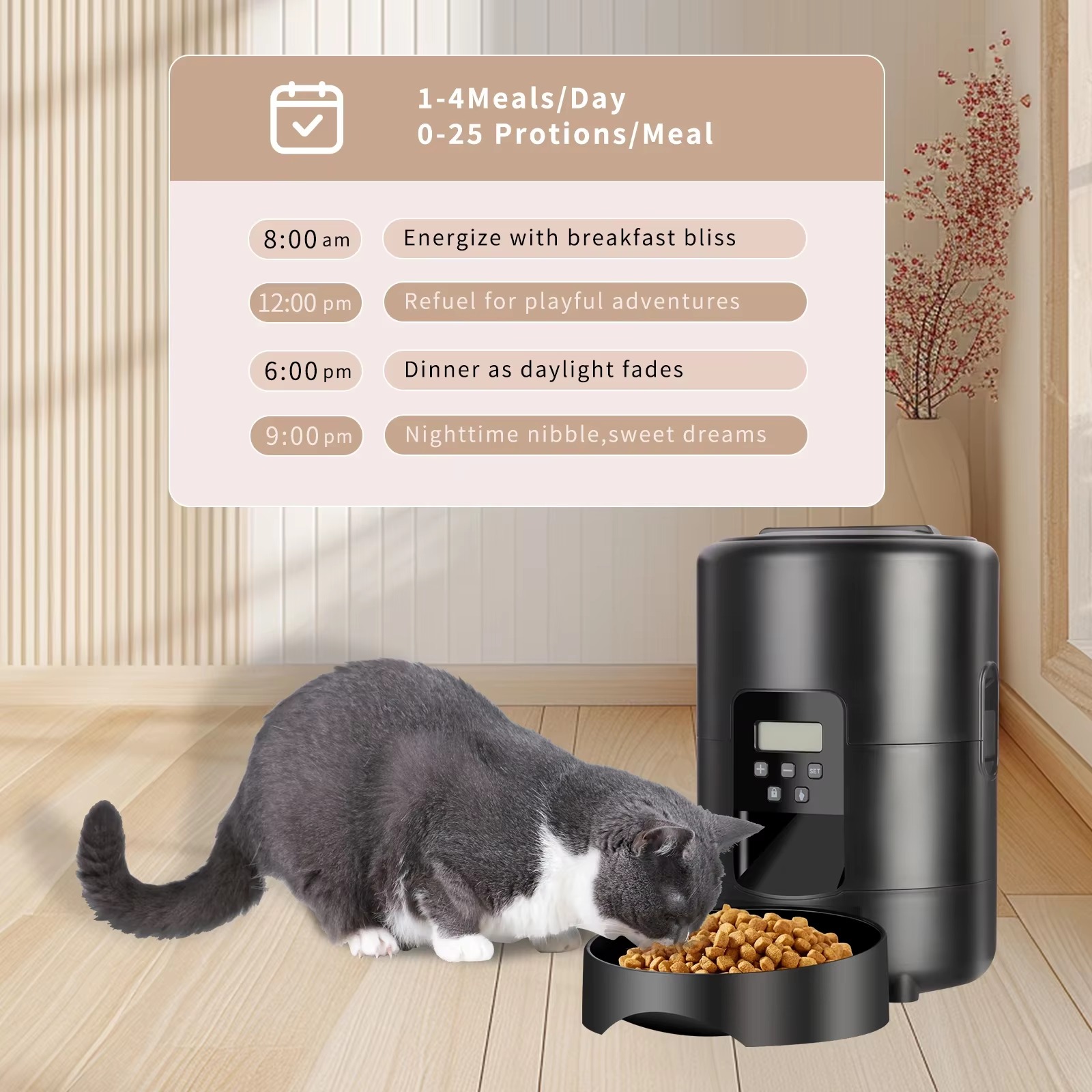 2L APP Control Automatic Pet F - đánh giá và giá Pet Feeders
