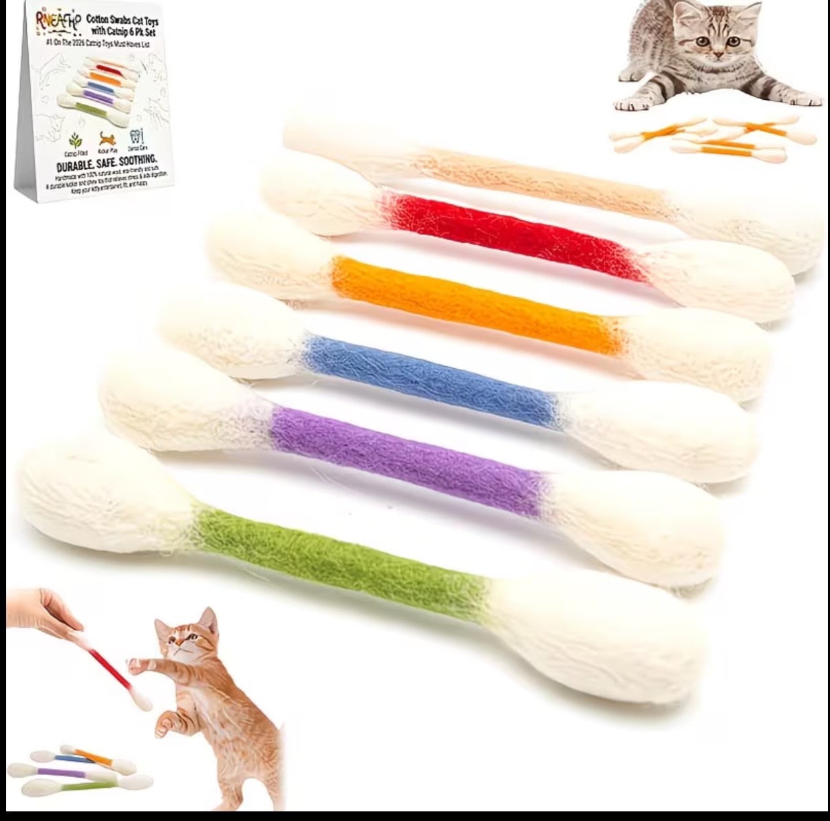 6 in 1 Cat Toy Set Catnip Toys - đánh giá và giá Catnip Interactive Plush Mouse