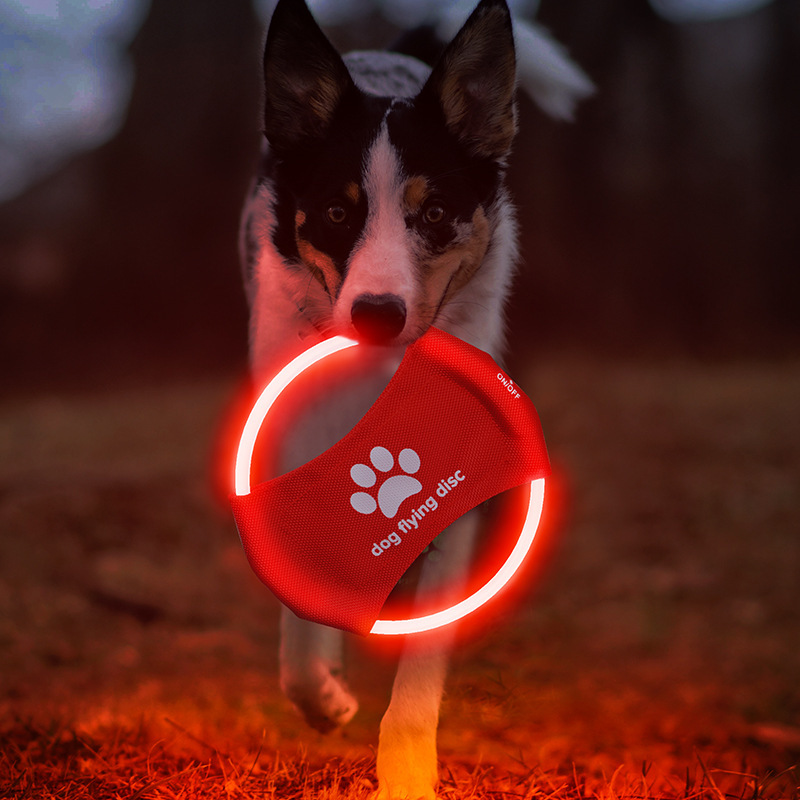 LED Dog Flying Disc,LED Light  - đánh giá và giá Flying Disc Dog Training Toy