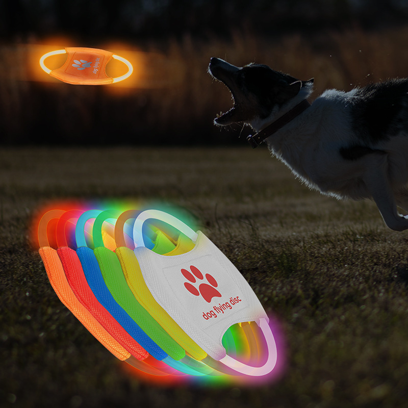 LED Dog Flying Disc,LED Light  - đánh giá và giá Flying Disc Dog Training Toy