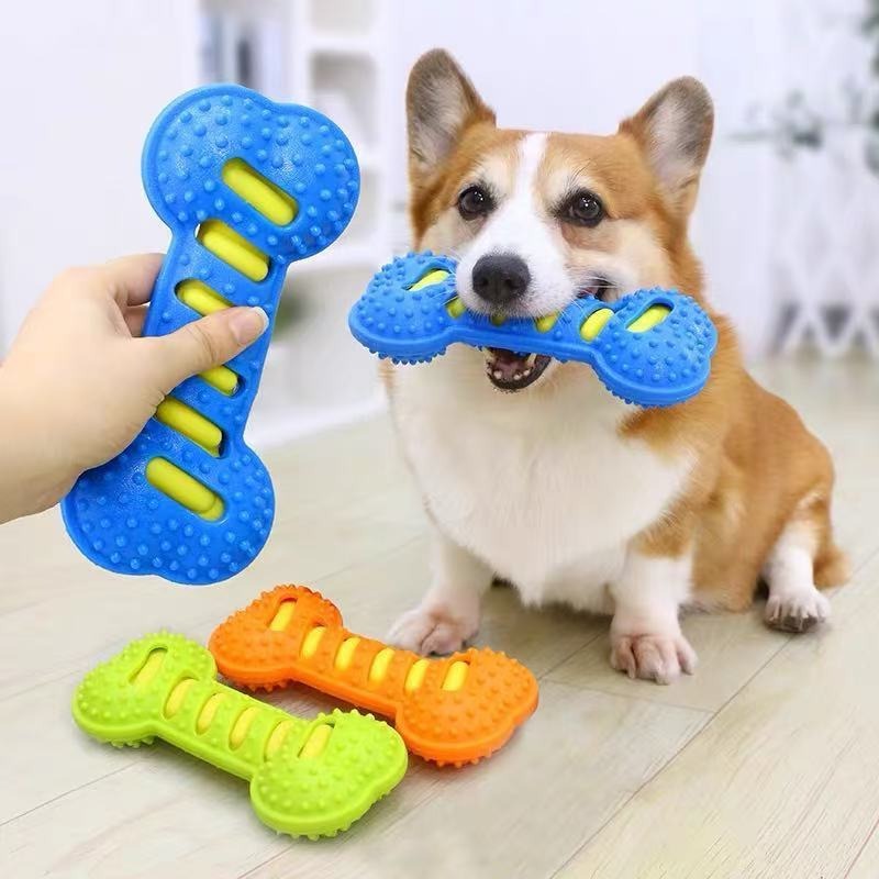 Rubber Bone Dog Molar Stick No - đánh giá và giá Teeth Cleaning Dog Chew Bone