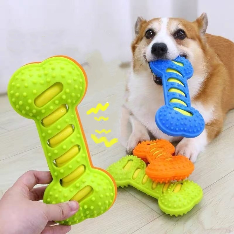 Rubber Bone Dog Molar Stick No - đánh giá và giá Teeth Cleaning Dog Chew Bone