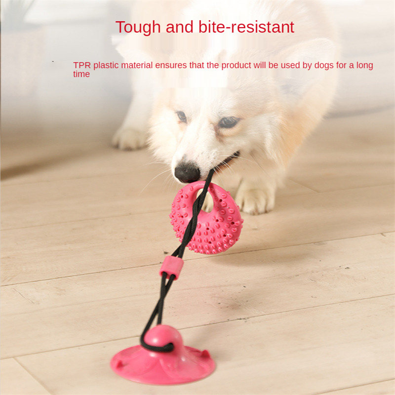 Dog Toys Silicon Suction Cup T - đánh giá và giá Suction Cup Dog Tug Toy