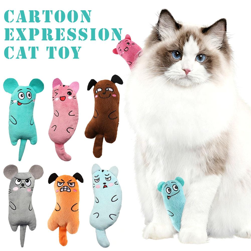 Cartoon Expression Cat Toys Pl - đánh giá và giá Catnip Interactive Plush Mouse