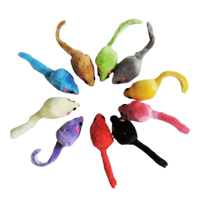 8Pcs furry Plush Cat Toy Soft  - đánh giá và giá Catnip Interactive Plush Mouse
