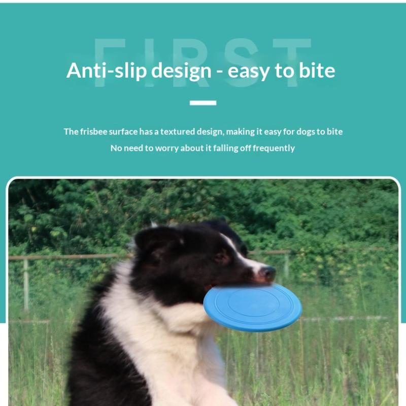 Interactive Silicone Flying Sa - đánh giá và giá Flying Disc Dog Training Toy