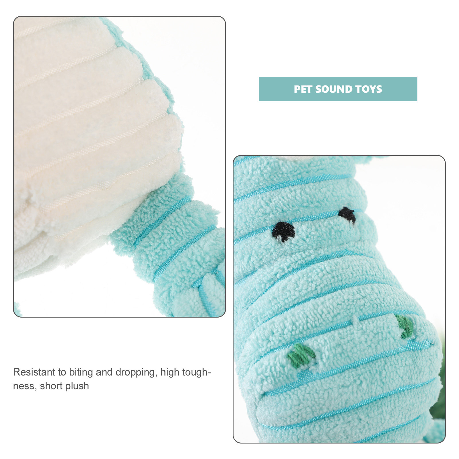 Striped Unicorn Plush Squeaky  - đánh giá và giá Flying Disc Dog Training Toy