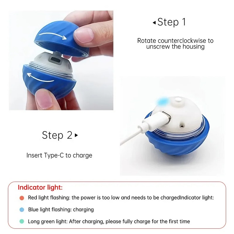 Dog Toy Ball Automatic Moving  - đánh giá và giá Automatic Moving Dog Ball