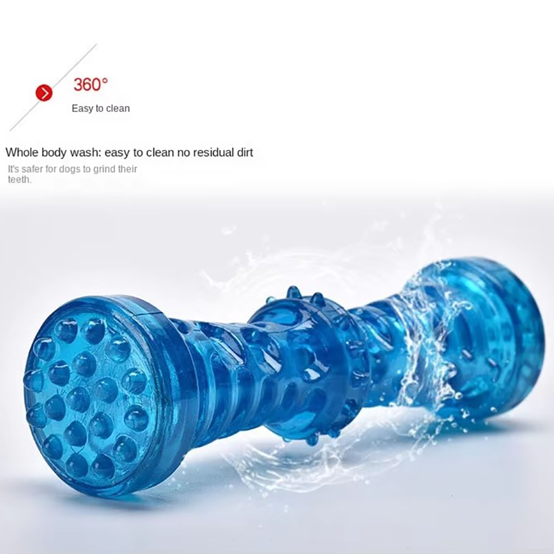Squeaky Rubber Dog Chew Toy Bi - đánh giá và giá Teeth Cleaning Dog Chew Bone