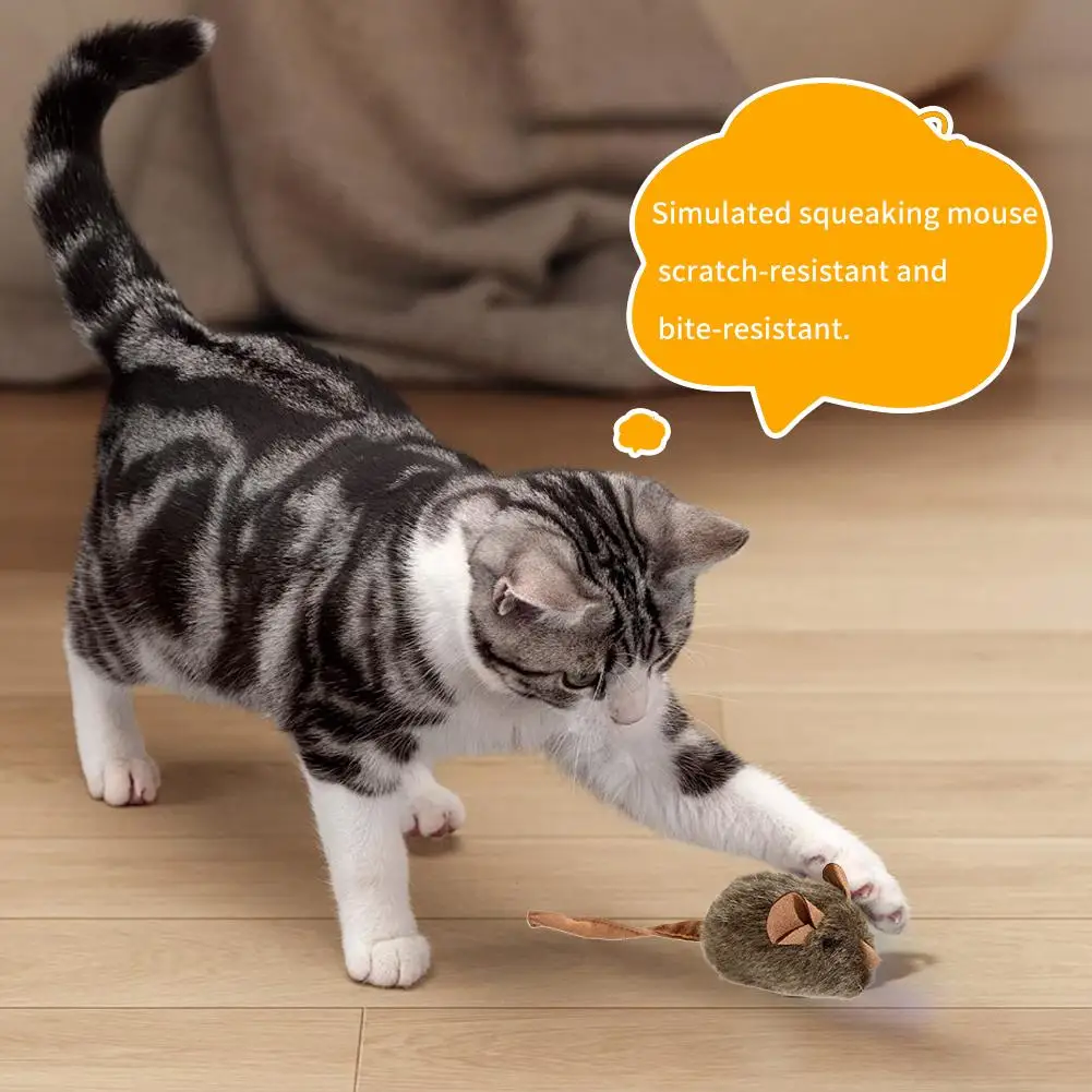 Funny Plush Mice Cat Toy Simul - đánh giá và giá Catnip Interactive Plush Mouse