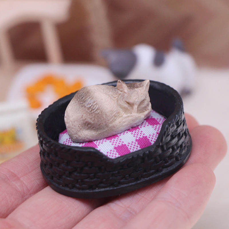 1/12 Dollhouse Simulation Mini - đánh giá và giá Pet Beds