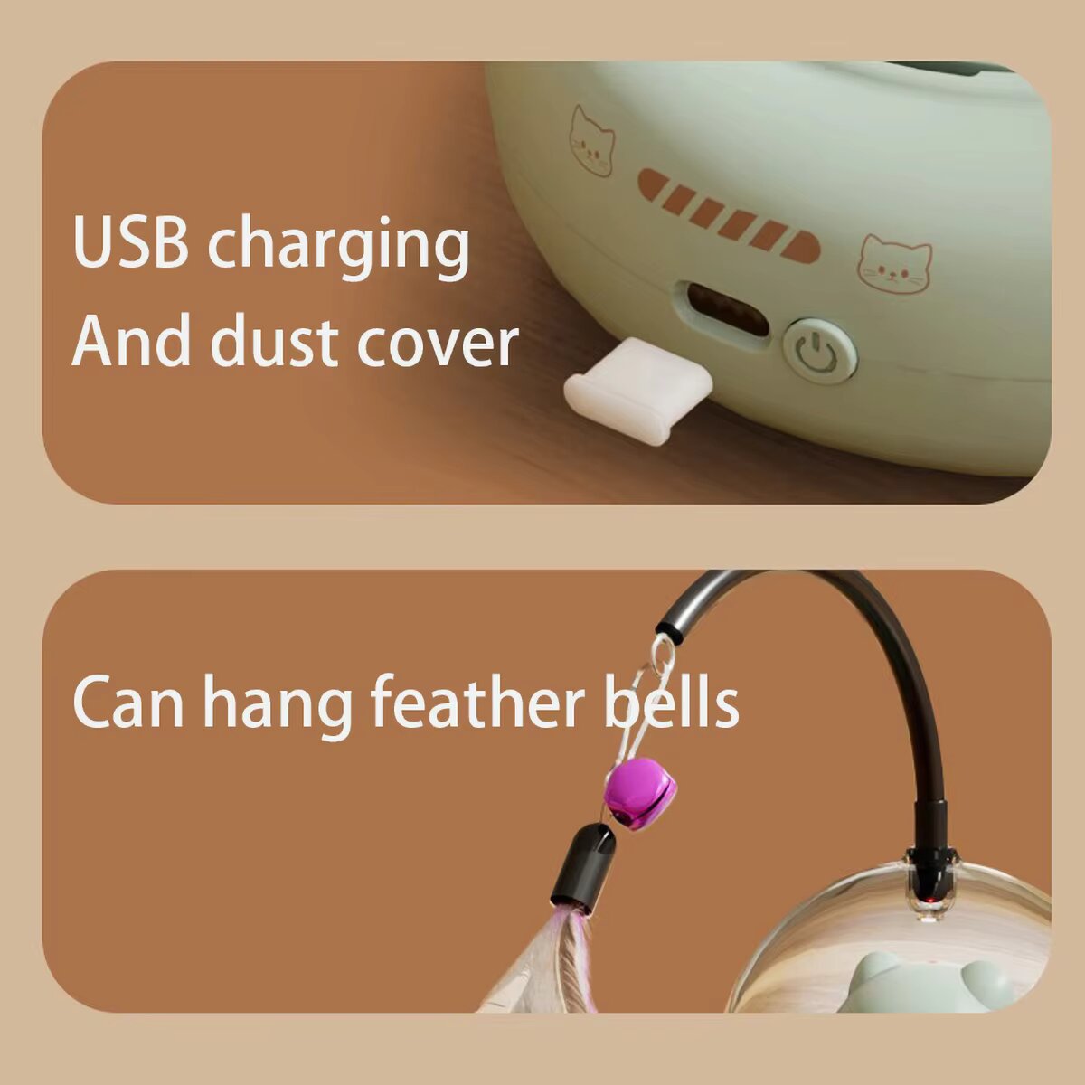 3-in-1 Automatic Cat Teaser Ro - đánh giá và giá Laser Pointer Cat Toy Automatic