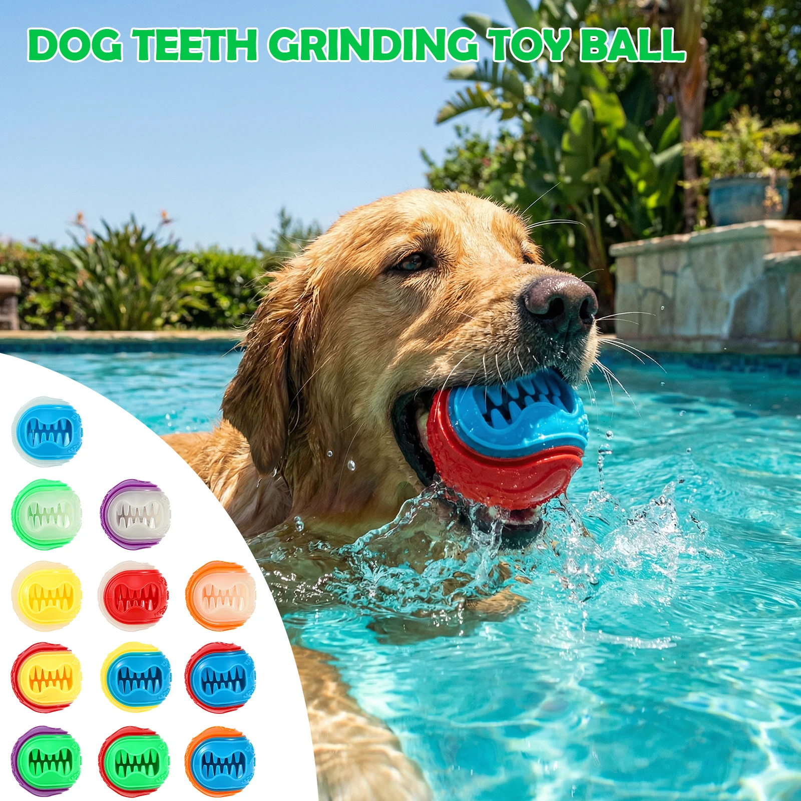 6Pcs Interactive Dog Food Ball - đánh giá và giá Rubber Treat Dispensing Dog Toy
