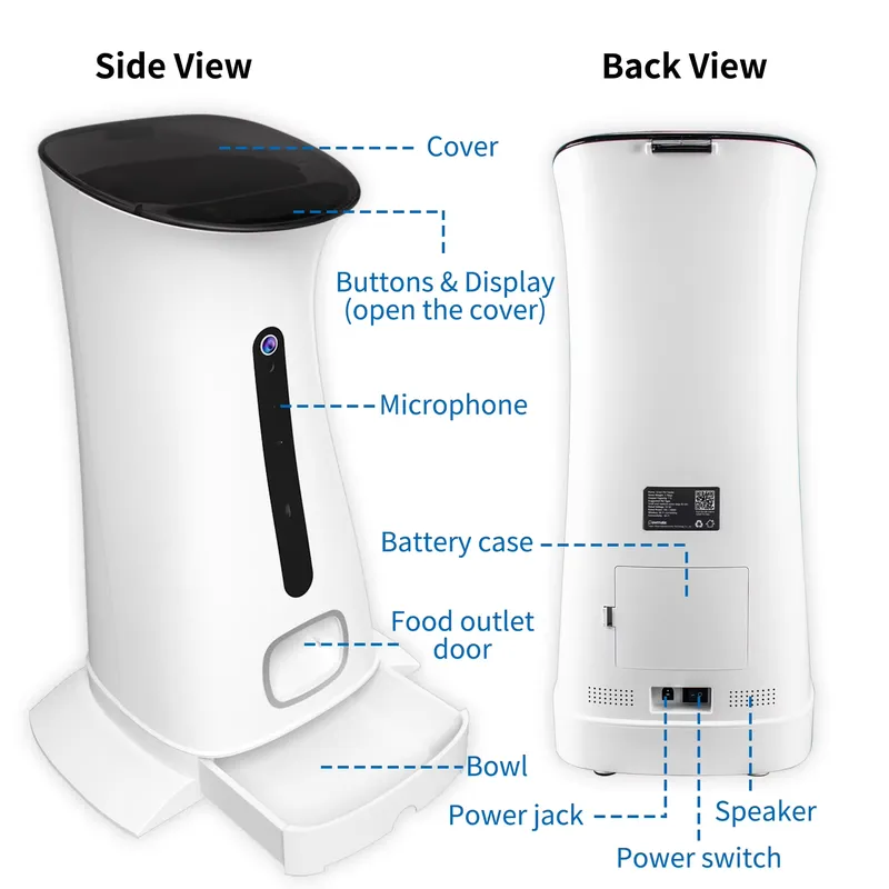 Wifi Pet Feeder Camera For Voi - đánh giá và giá Pet Feeders