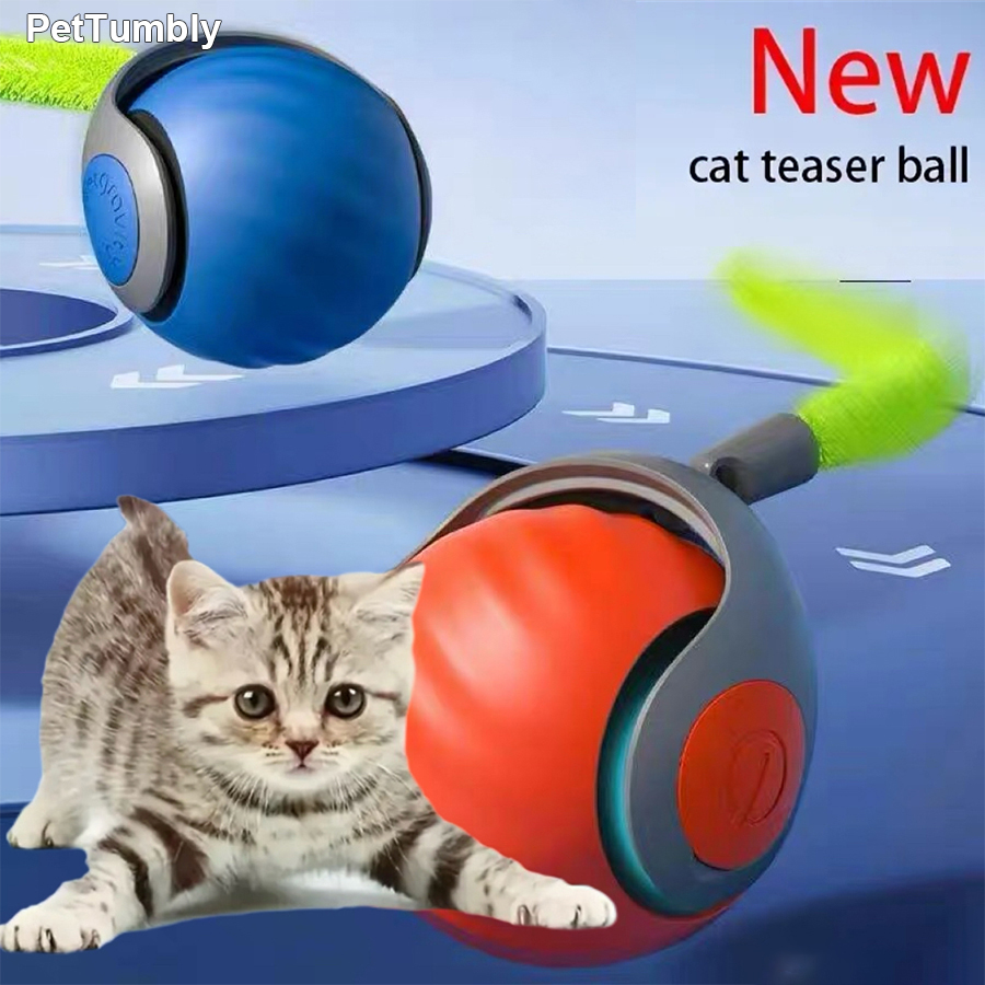 Interactive Cat Toy Ball Autom - đánh giá và giá Automatic Moving Dog Ball
