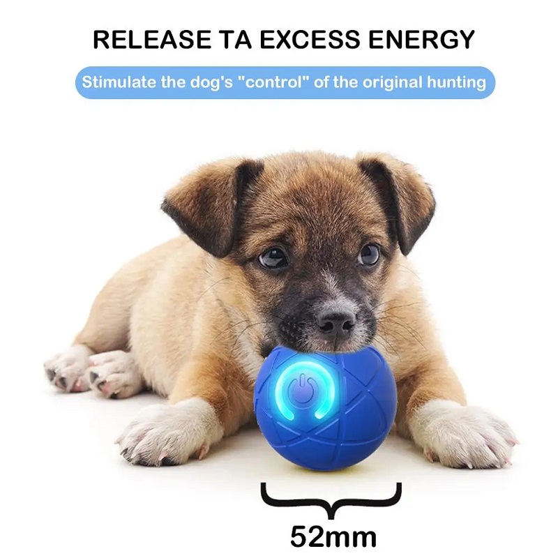 Dog Toy Ball Interactive Rolli - đánh giá và giá Automatic Moving Dog Ball