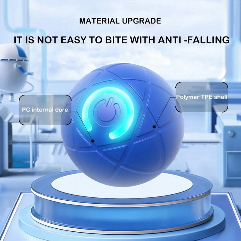 Dog Toy Ball Interactive Rolli - đánh giá và giá Automatic Moving Dog Ball