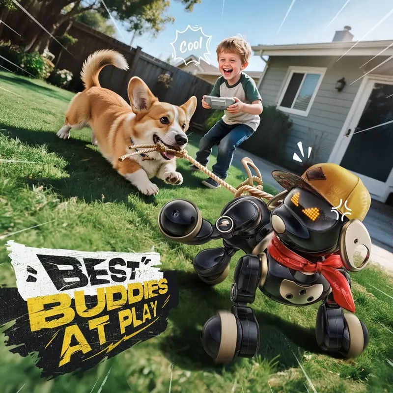 Smart Remote Control Robot Dog - đánh giá và giá Dog Toys