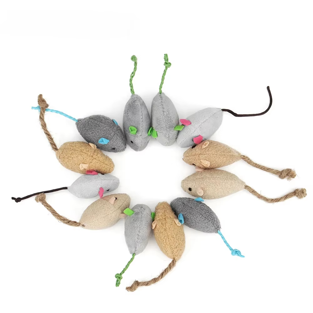 5pcs Rattle Cat Mouse Toys Als - đánh giá và giá Catnip Interactive Plush Mouse