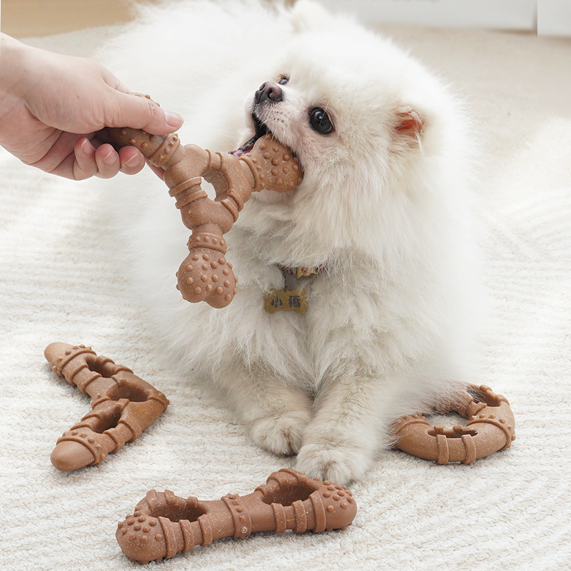Imitation Bone Molar Dog Toy D - đánh giá và giá Teeth Cleaning Dog Chew Bone