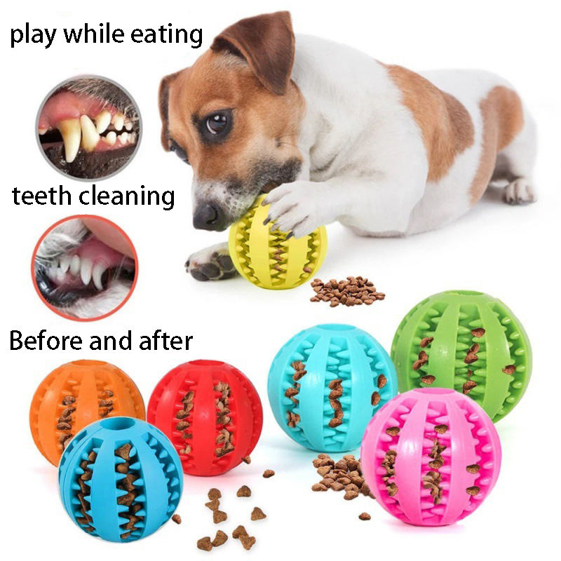 Interactive Dog Toy Ball Rubbe - đánh giá và giá Rubber Treat Dispensing Dog Toy