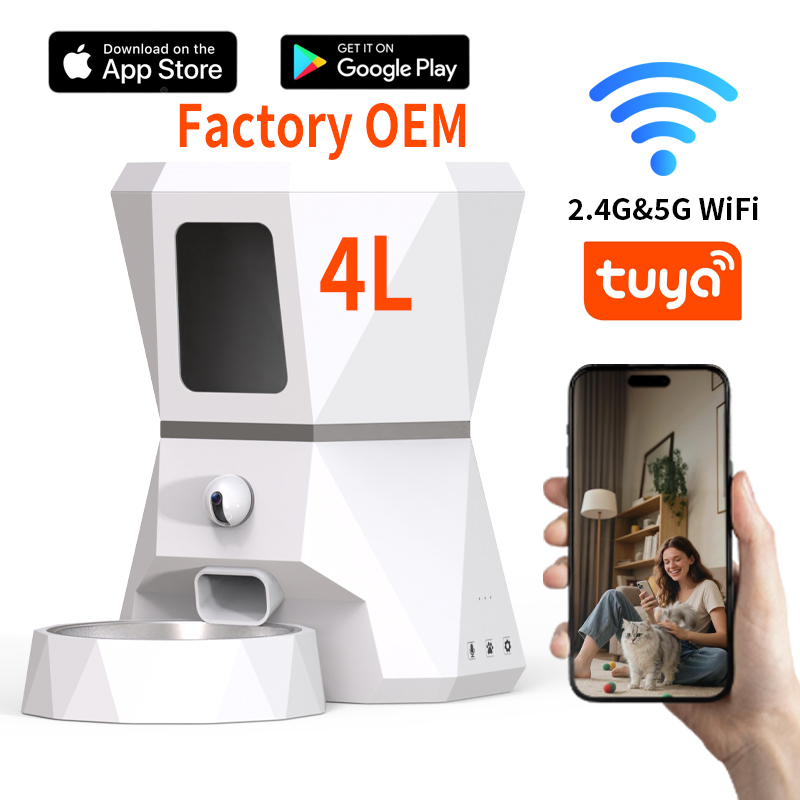 Top-Quality 4L Tuya APP Contro - đánh giá và giá Pet Feeders