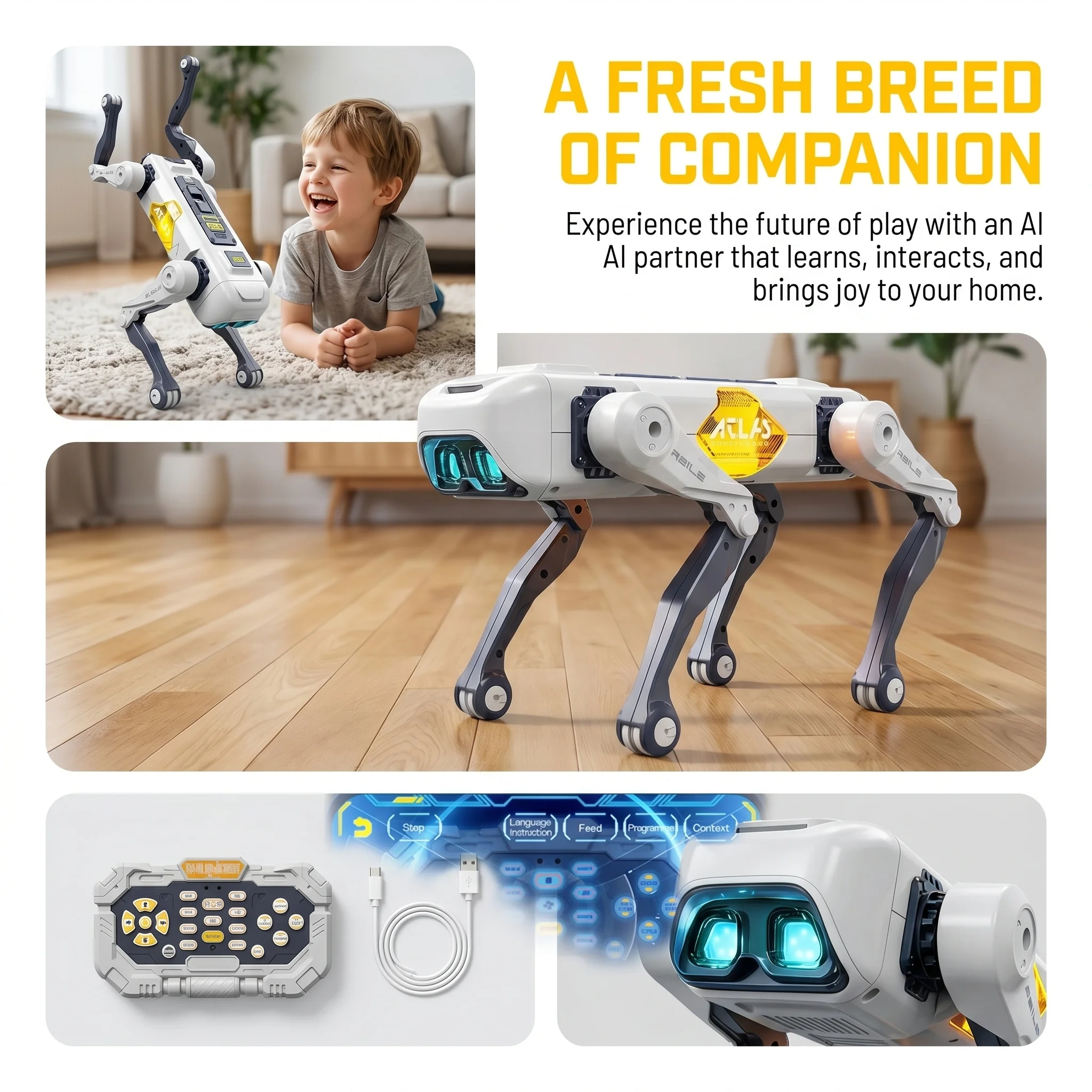 AI Smart Robot Dog, Voice & AP - đánh giá và giá Dog Toys