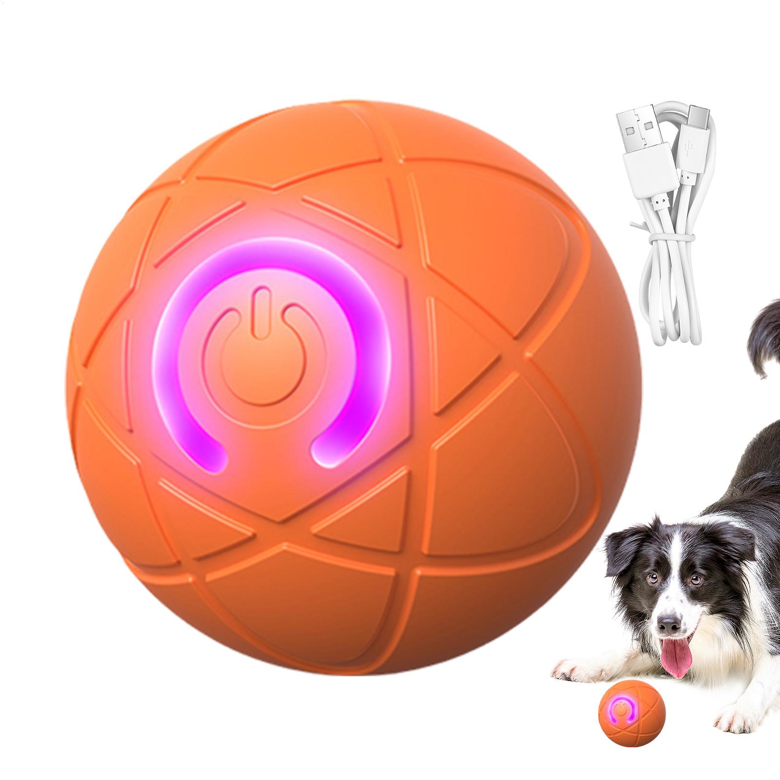 Dog Toy Ball Interactive Rolli - đánh giá và giá Automatic Moving Dog Ball