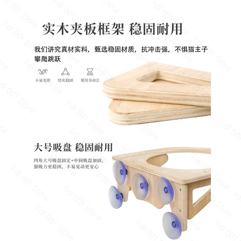 Solid Wood Cat Hammock Hanging - đánh giá và giá Pet Beds