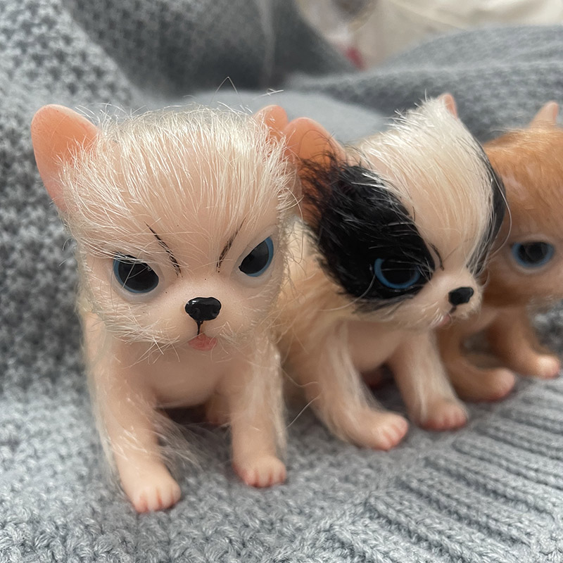 5Inch Full Body Silicone Cute  - đánh giá và giá Interactive Squeaky Plush Dog Toy